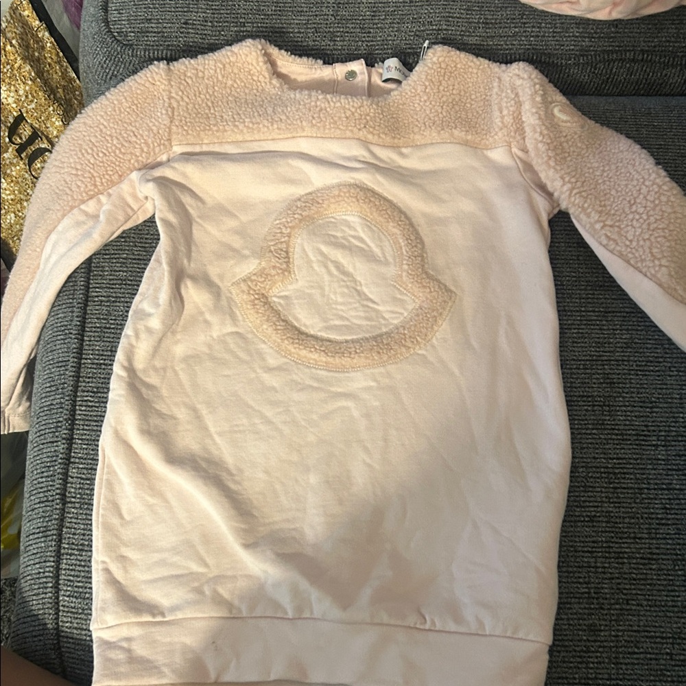 Moncler Kids Pink Casual Dress